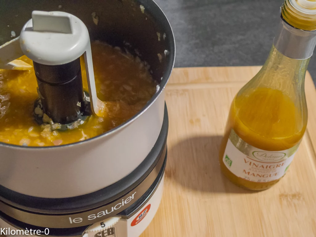 Langouste grillée au beurre blanc à la mangue - Étape 2