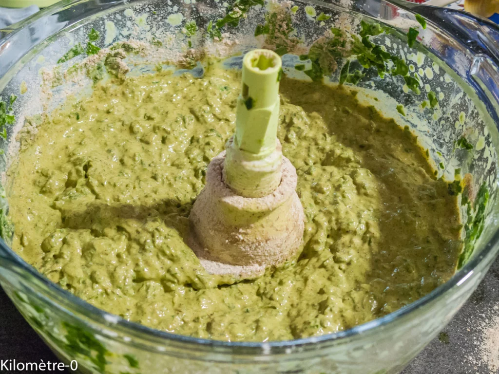 Gaufres salées aux épinards garnies à la truite fumée - Étape 5