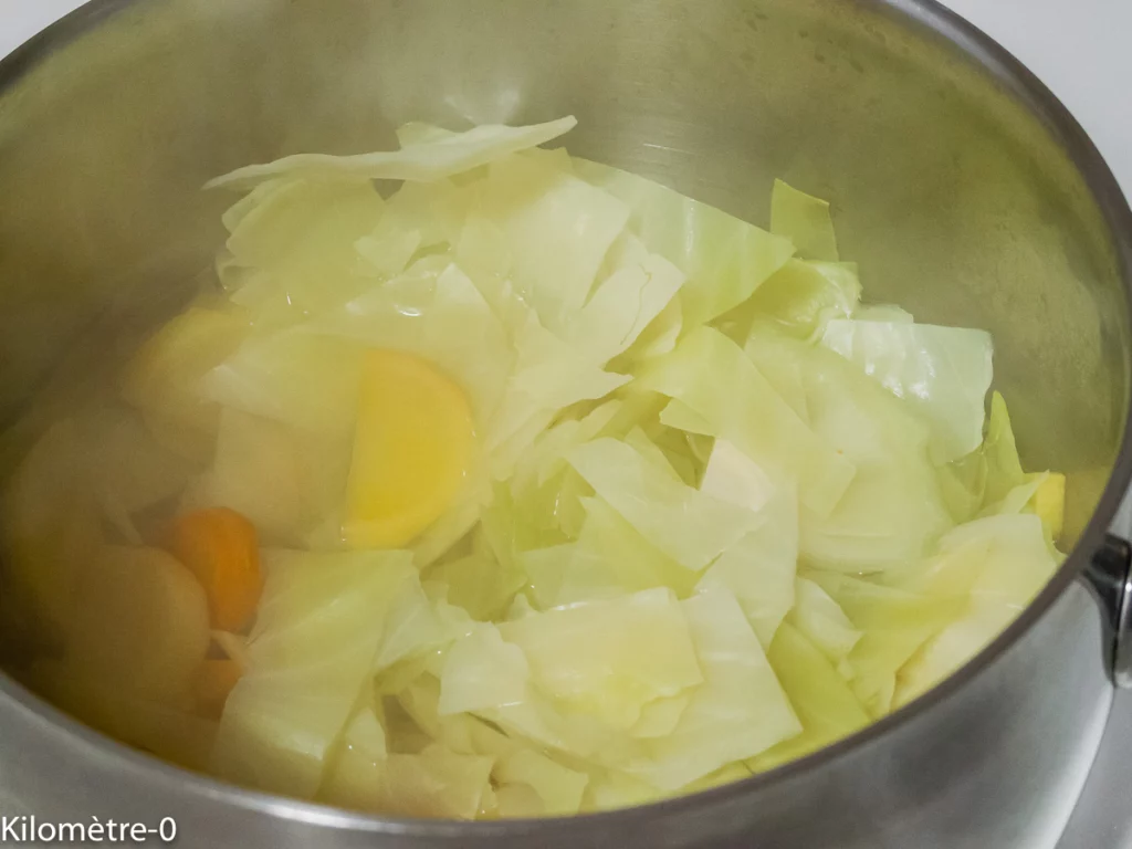Poissons au légumes d&rsquo;hiver, type potée - Étape 3