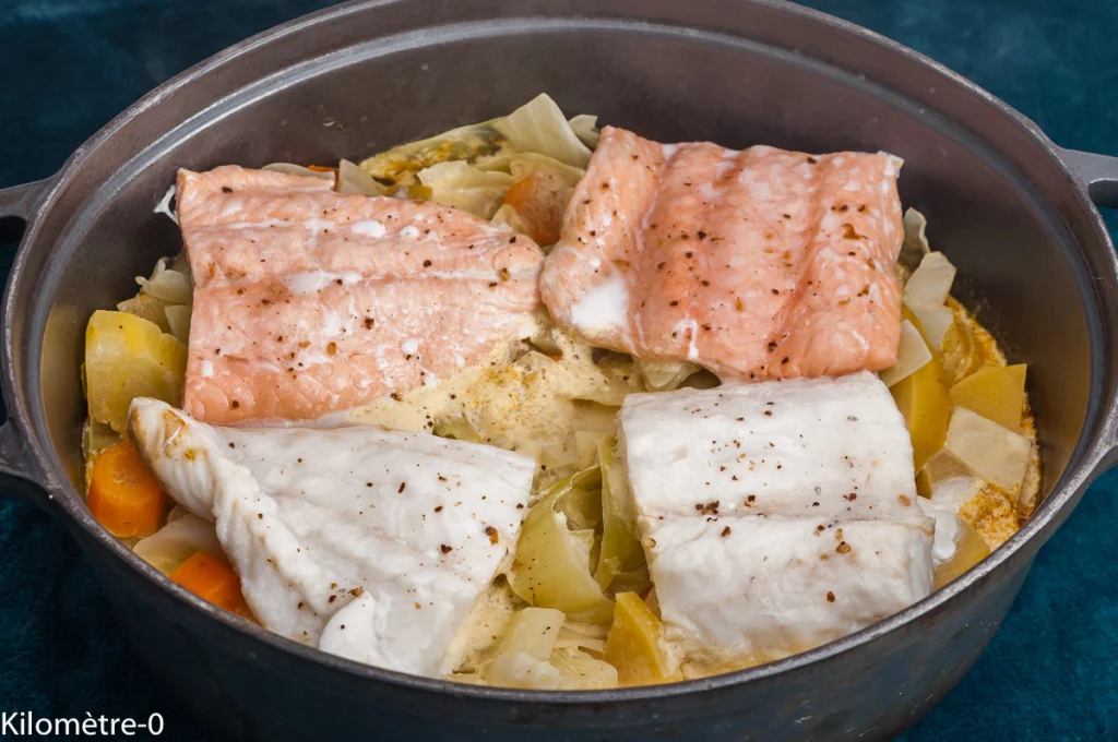 Poissons au légumes d&rsquo;hiver, type potée - Étape 8