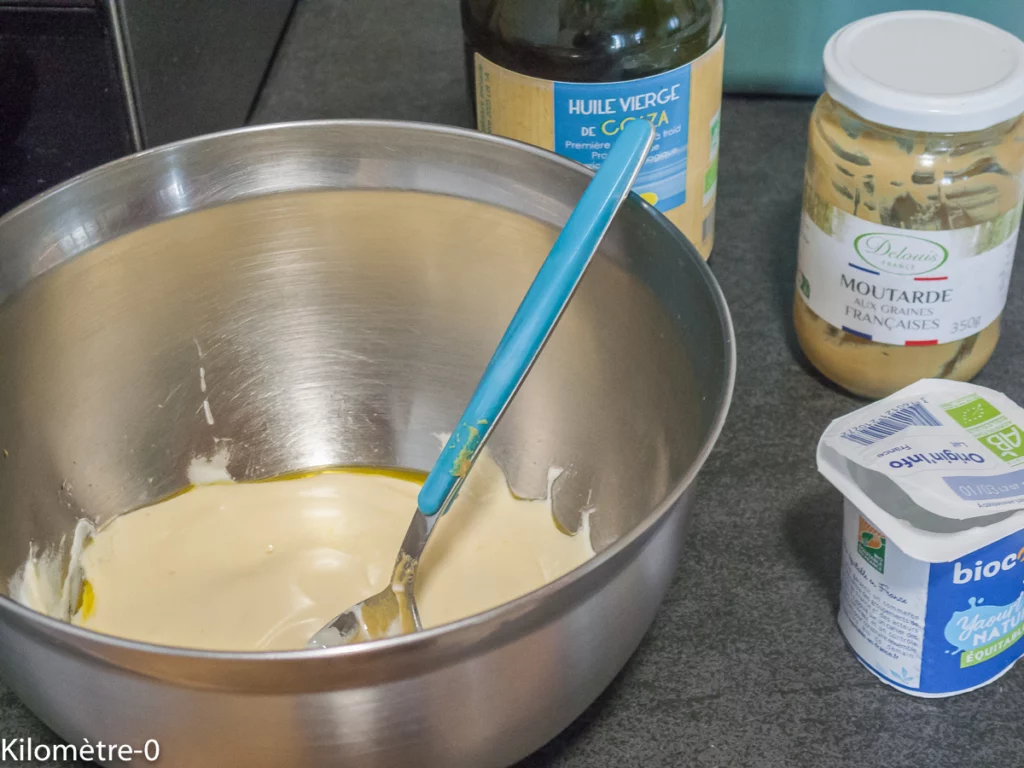 Salade d&rsquo;endives aux lardons, avocat, pomme et comté - Étape 3