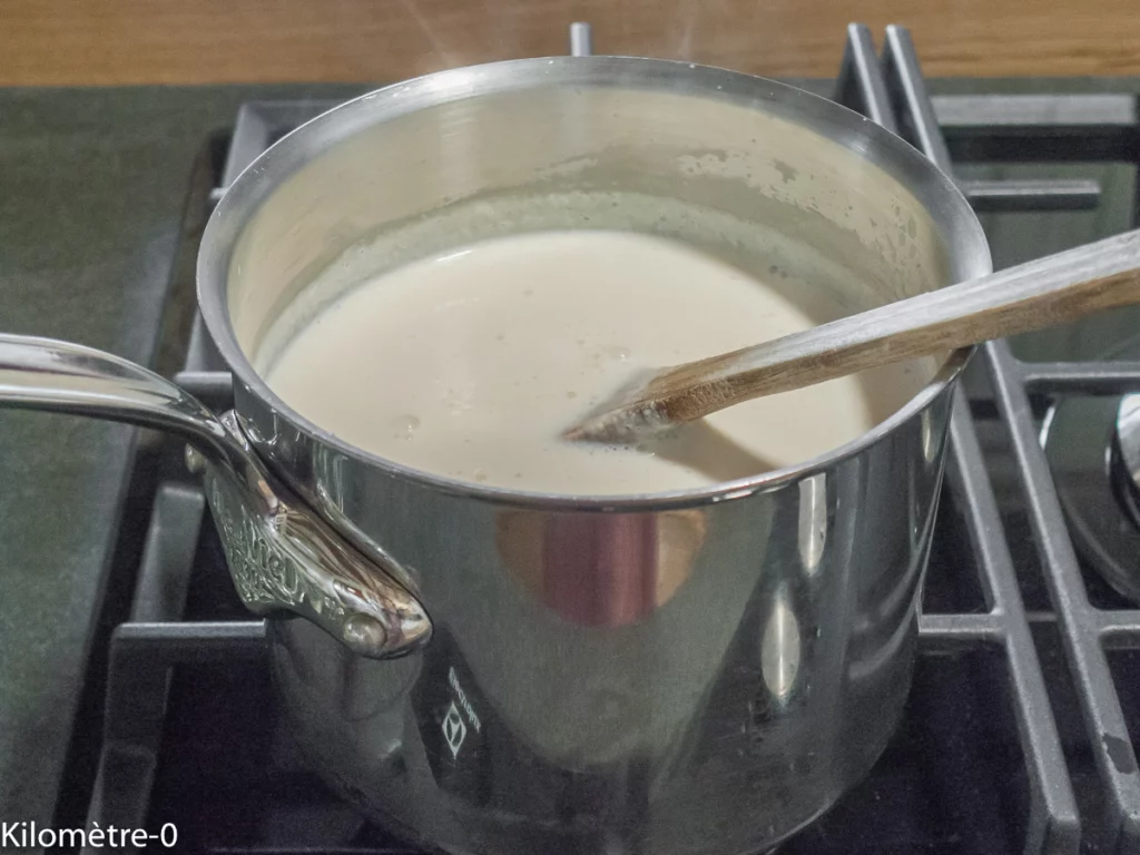 Panna cotta au coulis de mangue - Étape 3