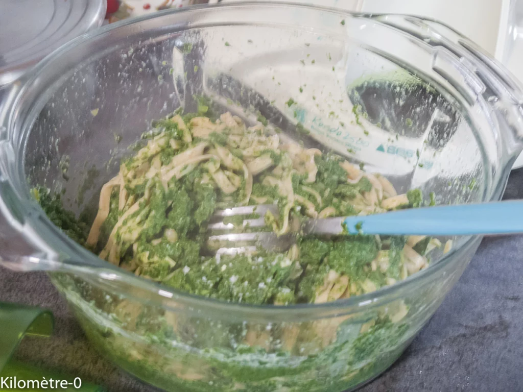 Pâtes aux épinards et à la ricotta - Étape 6