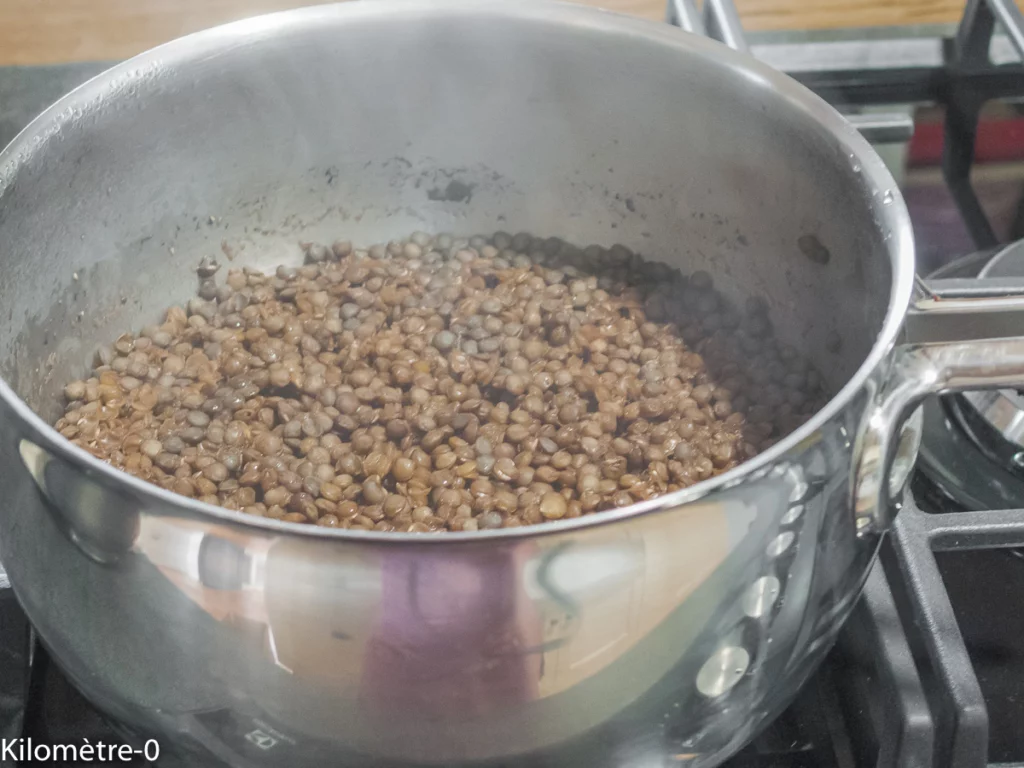 Rougail végétarien - Étape 1