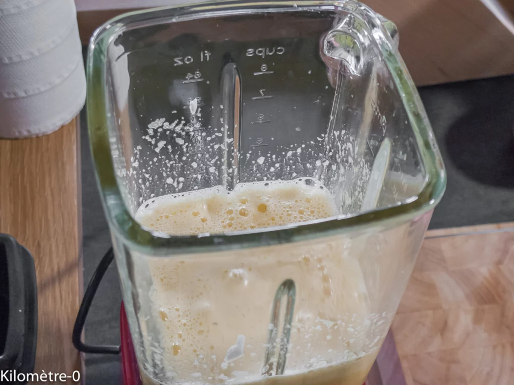 Toutorange, gâteau réalisé dans un blender - Étape 3