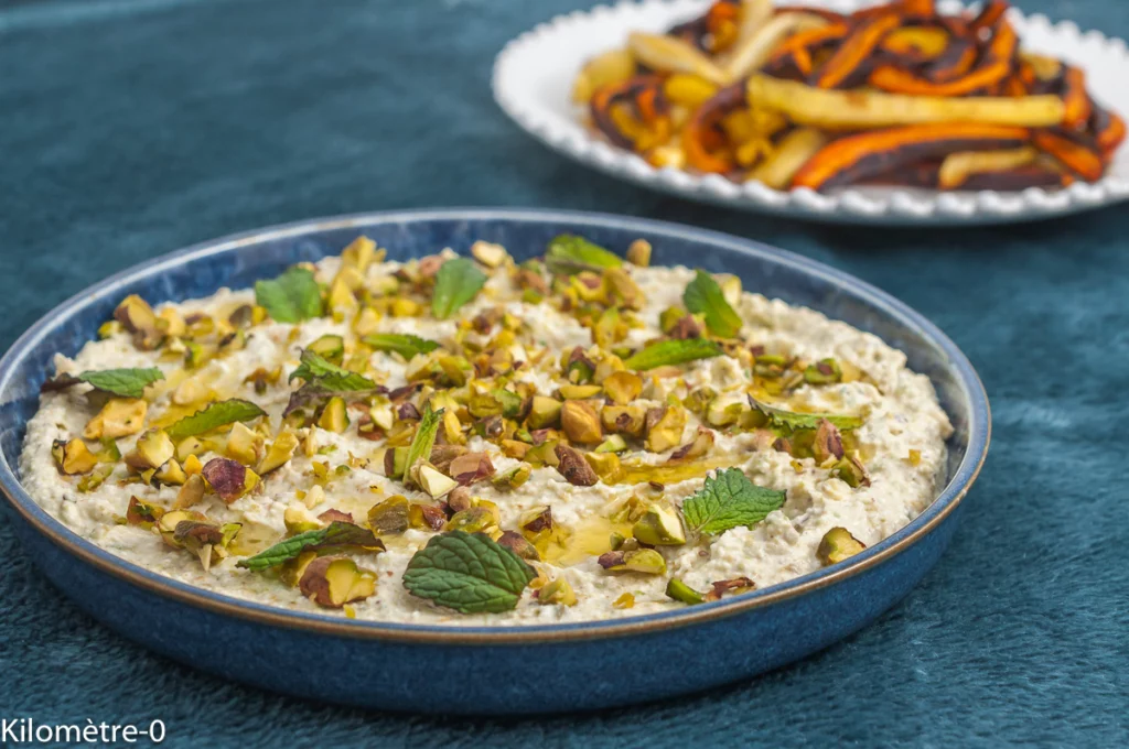 Crème de fêta et pistaches, carottes au four - Étape 4