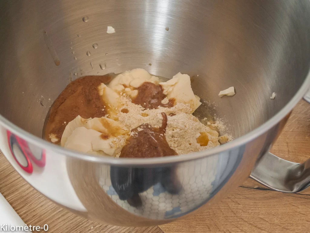 Fondant aux pommes et tofu soyeux - Étape 1