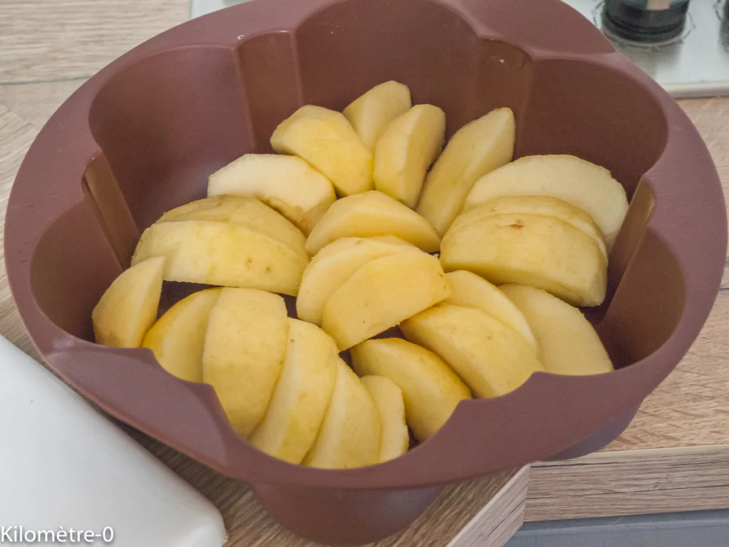 Fondant aux pommes et tofu soyeux - Étape 2