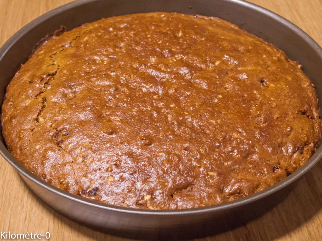 Gâteau du matin aux amandes, deux farines (petit épeautre et pois chiche) et cranberries - Étape 7