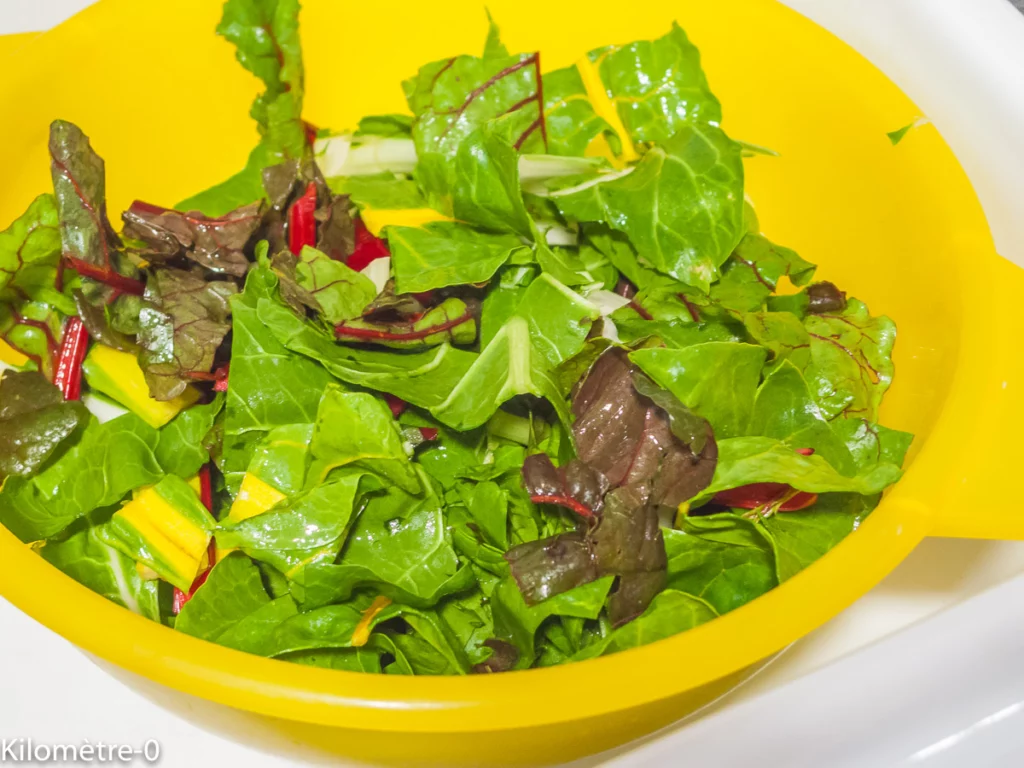 Quiche aux blettes et à la fêta - Étape 2