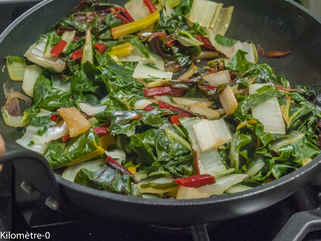 Quiche aux blettes et à la fêta - Étape 4