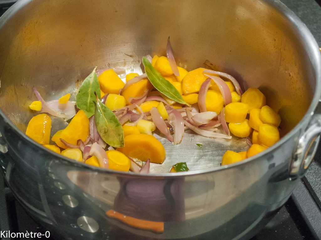 Soupe de lentilles à la fêta - Étape 2