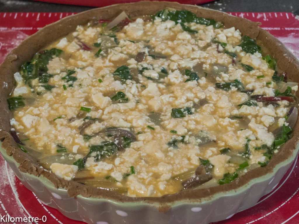 Quiche aux blettes et à la fêta - Étape 8