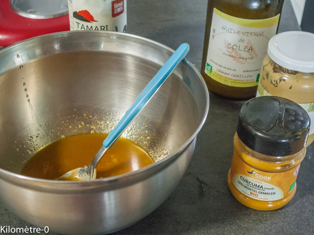 Salade de chou, carottes, ananas et cranberries - Étape 4