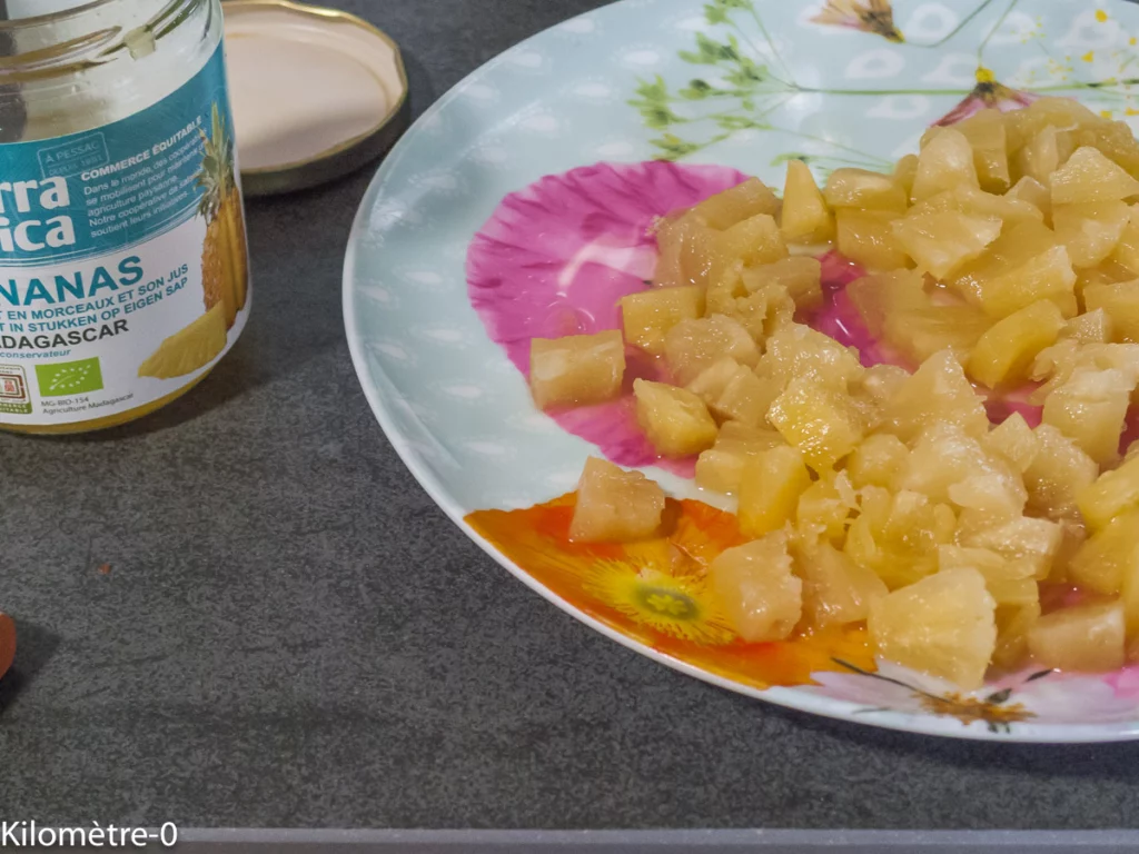 Salade de chou, carottes, ananas et cranberries - Étape 6