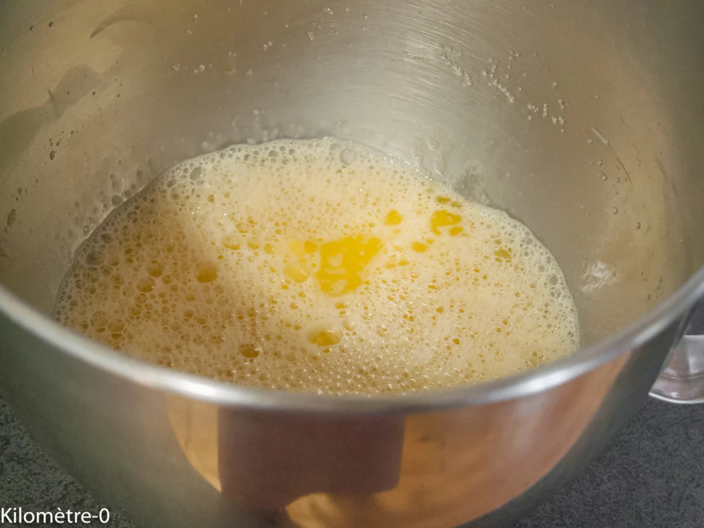 Gâteau du matin aux amandes, deux farines (petit épeautre et lupin) et bananes - Étape 2