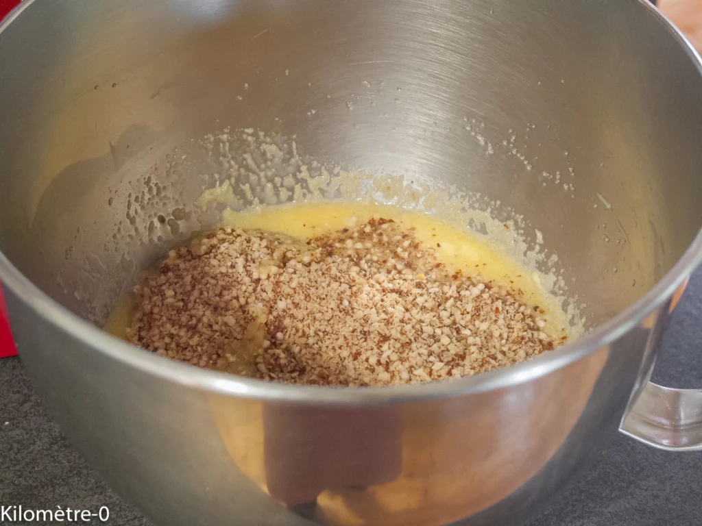 Gâteau du matin aux amandes, deux farines (petit épeautre et lupin) et bananes - Étape 3