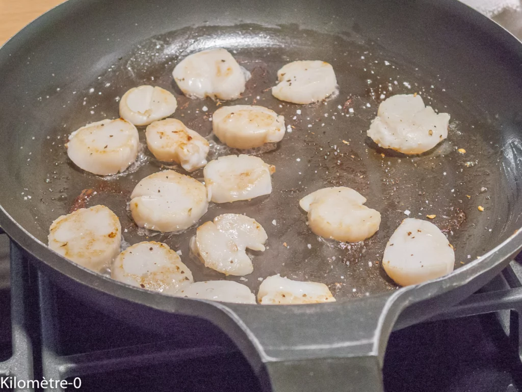 Galette aux saint jacques et aux champignons - Étape 4