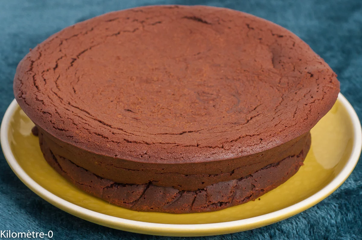 Photo de recette de dessert, dessert au chocolat, fondant baulois, fondant au chocolat, moelleux, gourmand, facile, Kilomètre-0, blog de cuisine réalisée à partir de produits de saison et issus de circuits courts