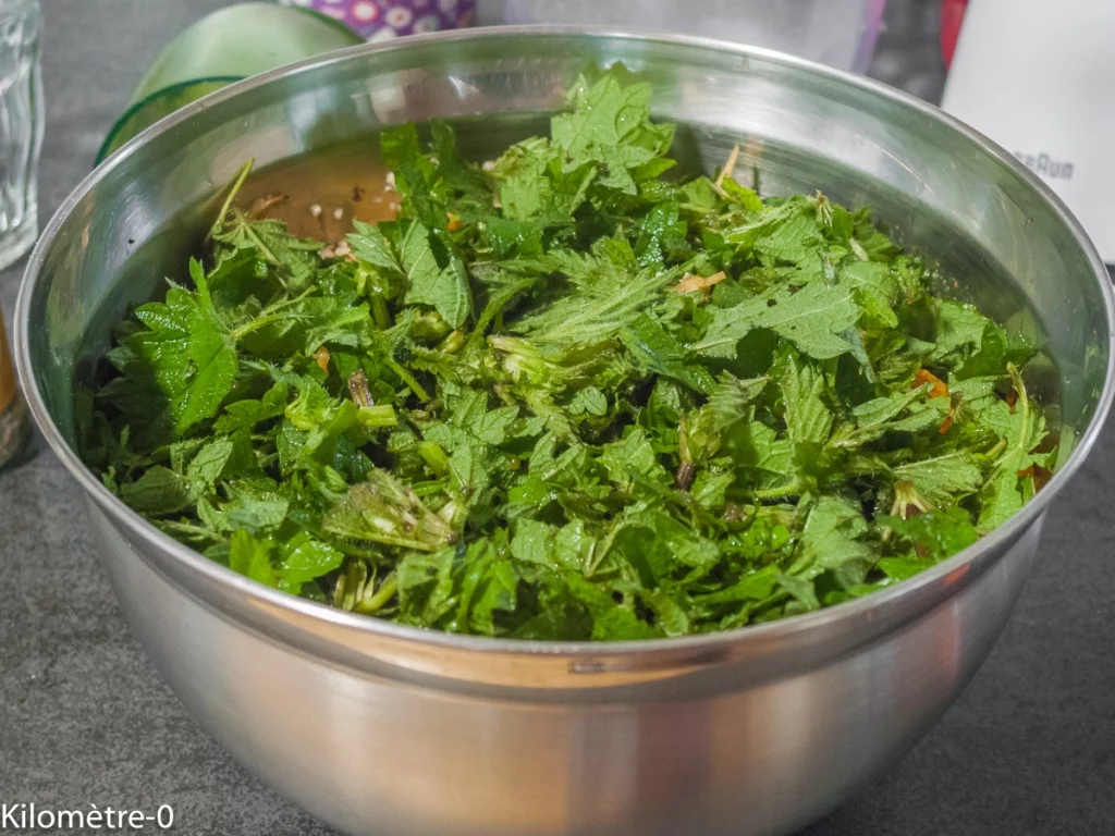 Gâteau de carottes aux orties et aux noisettes - Étape 9