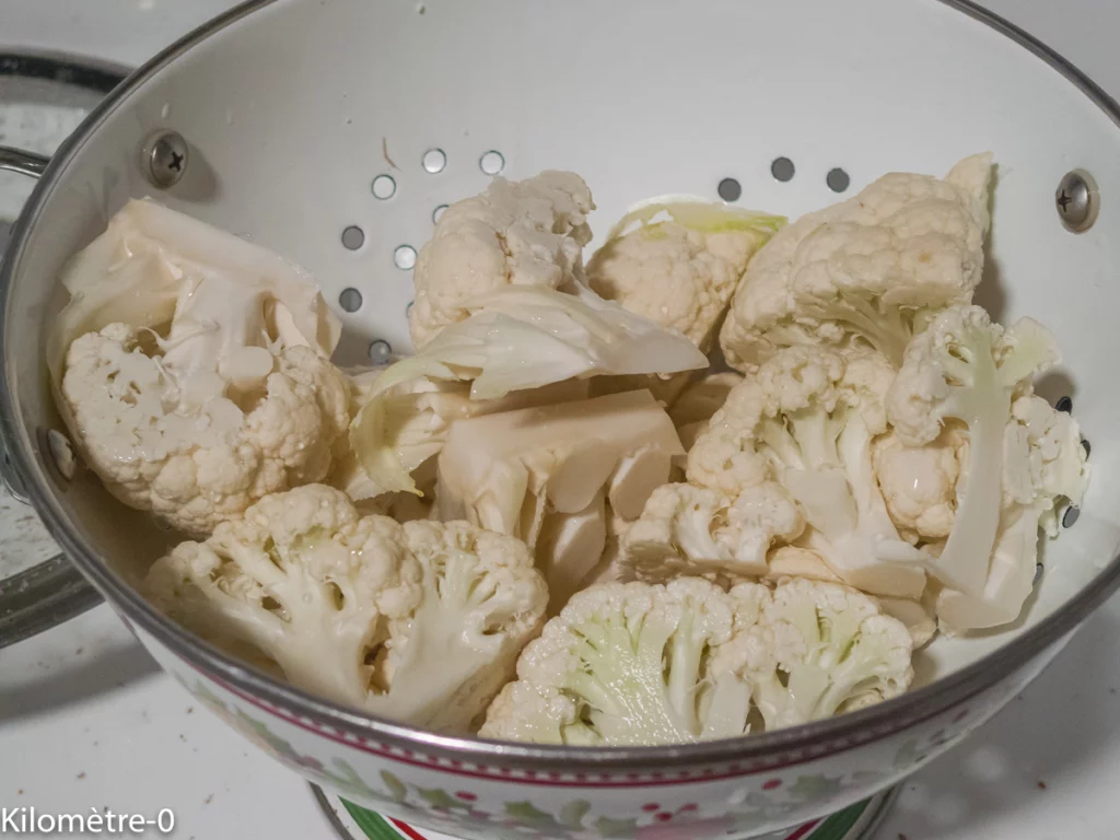 Taboulé de chou fleur au saumon frais - Étape 2