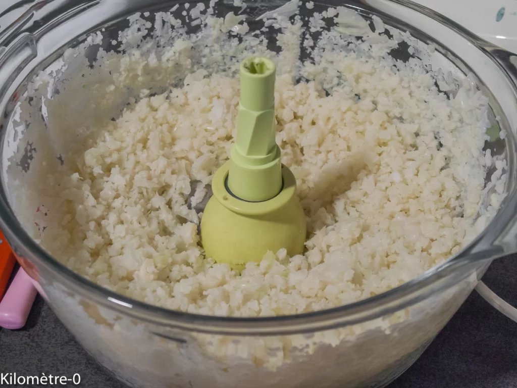 Taboulé de chou fleur au saumon frais - Étape 3