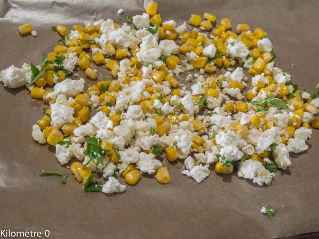 Velouté de chou fleur à la patate douce et au maïs - Étape 4