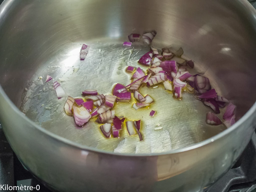 Velouté de chou fleur à la patate douce et au maïs - Étape 3