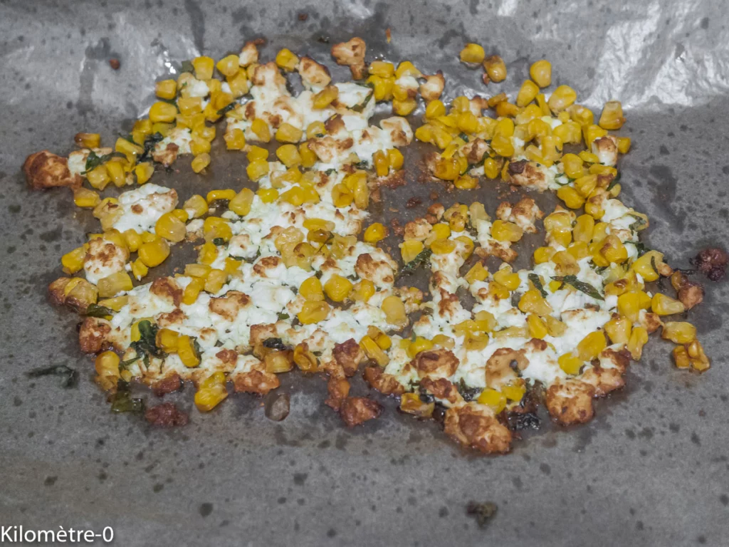 Velouté de chou fleur à la patate douce et au maïs - Étape 7