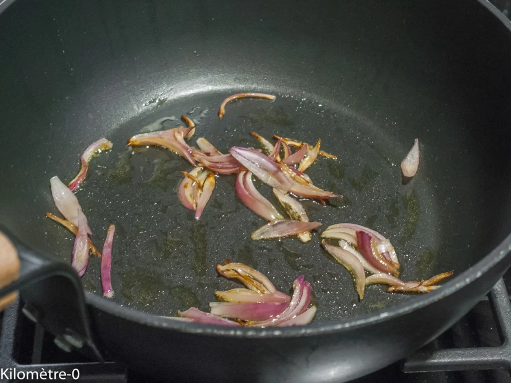 Joues de lotte à la créole ou presque - Étape 1