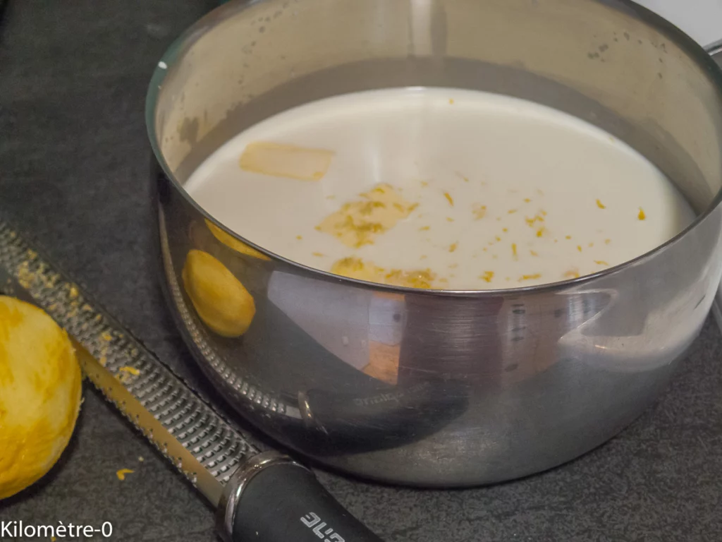 Gâteau de semoule à la ricotta et au citron - Étape 1