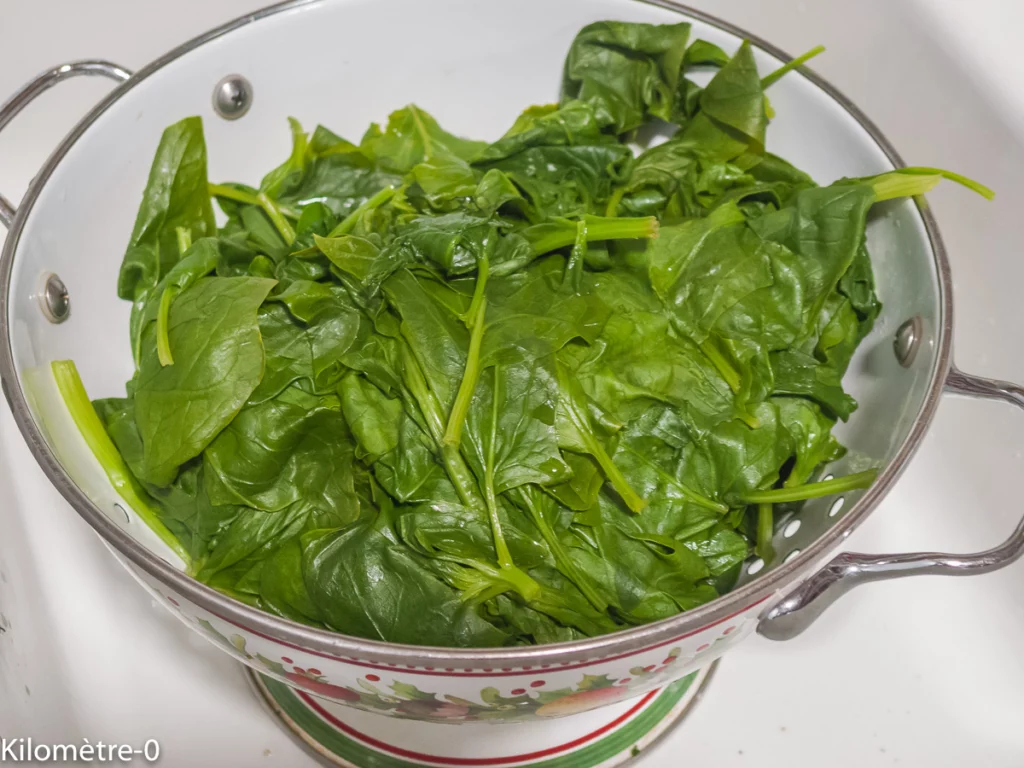 Gratin de pâtes aux épinards façon spanakopita - Étape 2