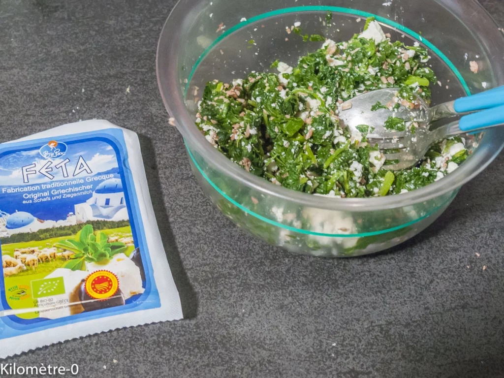 Champignons portobello farcis aux épinards et à la fêta - Étape 3