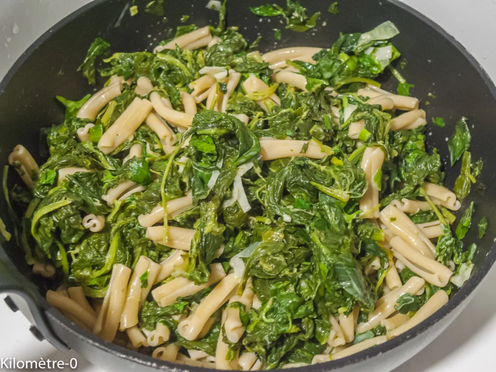 Gratin de pâtes aux épinards façon spanakopita - Étape 6