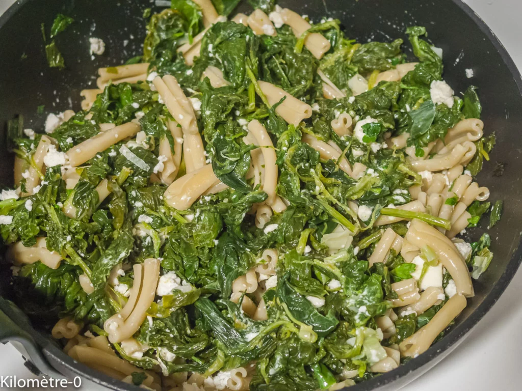 Gratin de pâtes aux épinards façon spanakopita - Étape 7