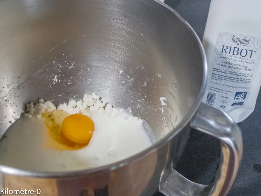 Pain fêta moelleux - Étape 1