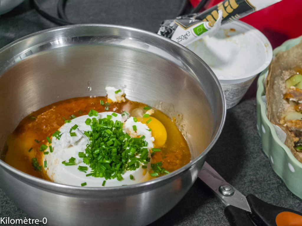 Galettes bretonnes façon quiche aux sardines - Étape 3