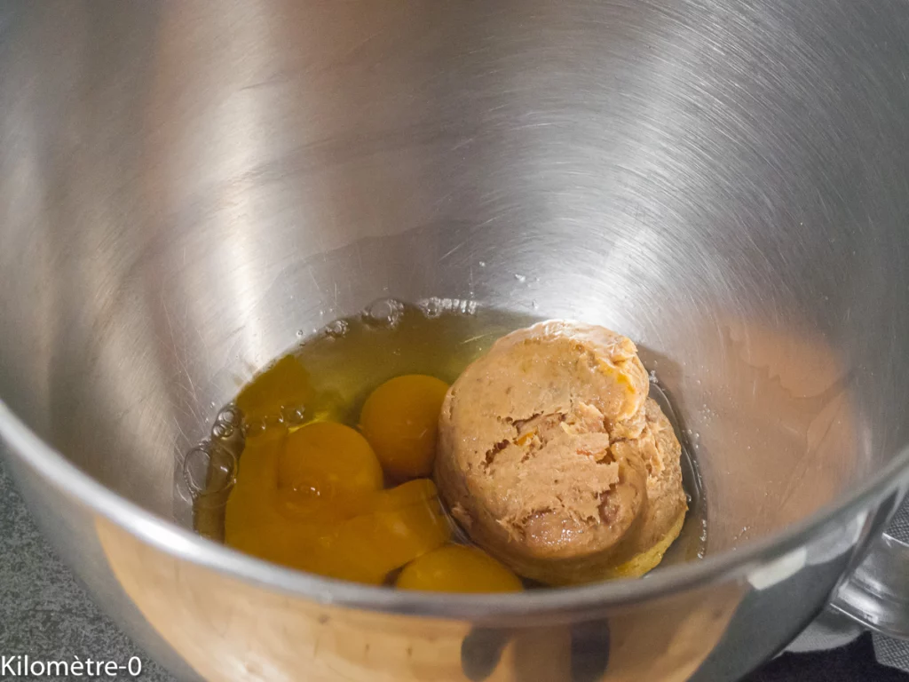 Cake aux rillettes de sardines, citron et épinards - Étape 2