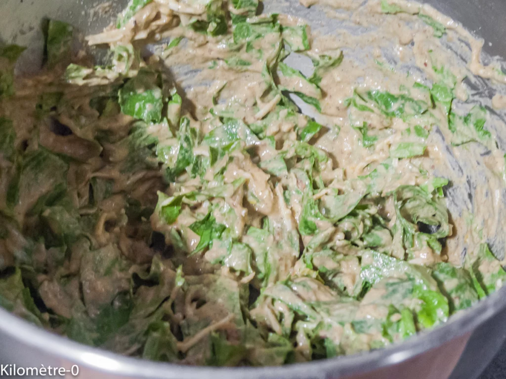 Cake aux rillettes de sardines, citron et épinards - Étape 8