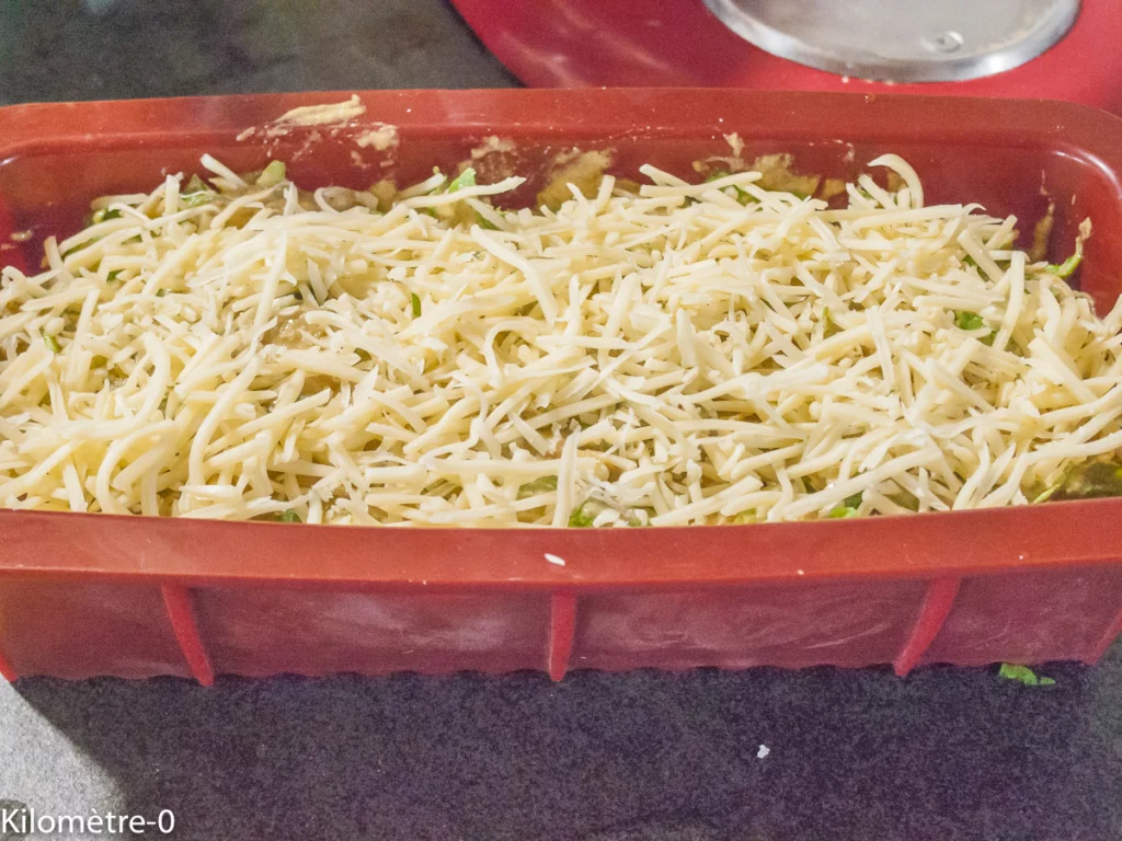 Cake aux rillettes de sardines, citron et épinards - Étape 9