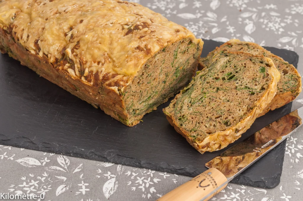 Cake aux rillettes de sardines, citron et épinards - Étape 11