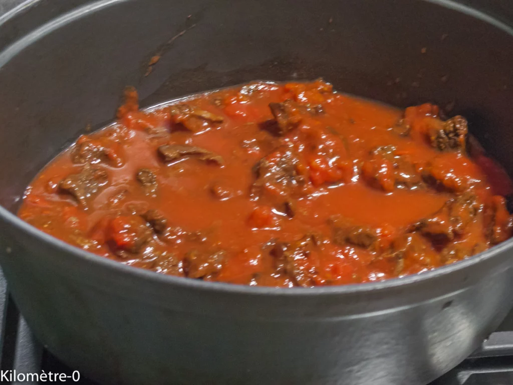 Sanglier aux tomates et artichauts - Étape 4