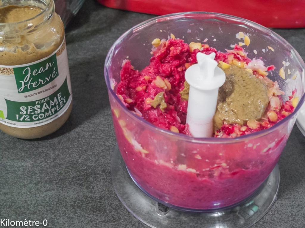 Houmous de betterave - Étape 3