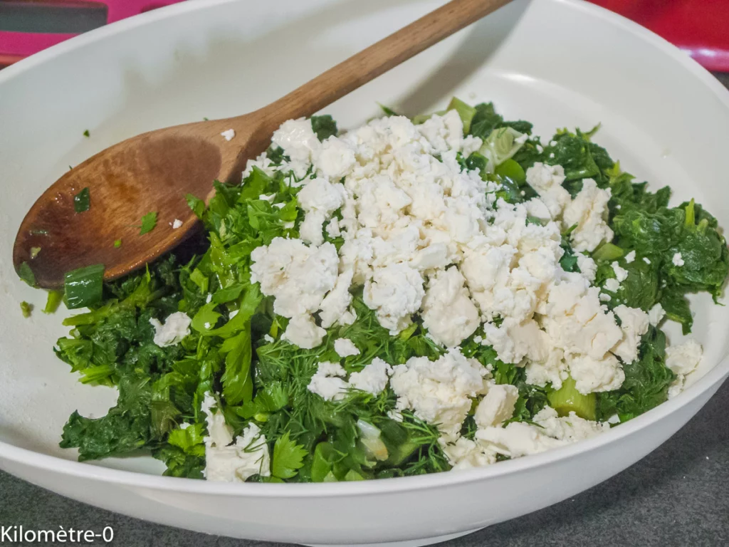 Spanakopita paysanne - Étape 8