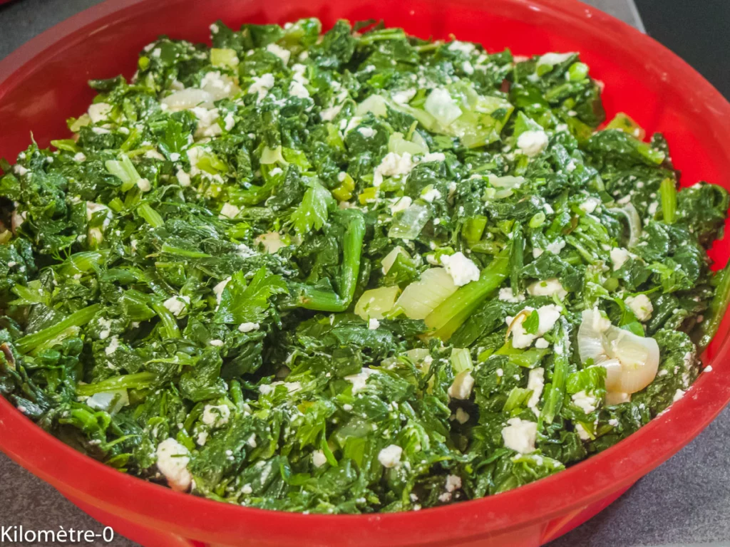 Spanakopita paysanne - Étape 10