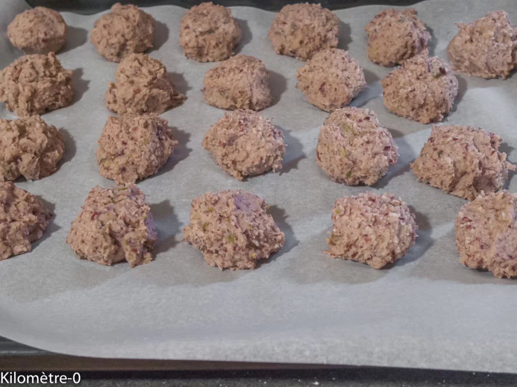 Boulettes de haricots rouges au chou fleur, sauce au curry et lait de coco - Étape 6