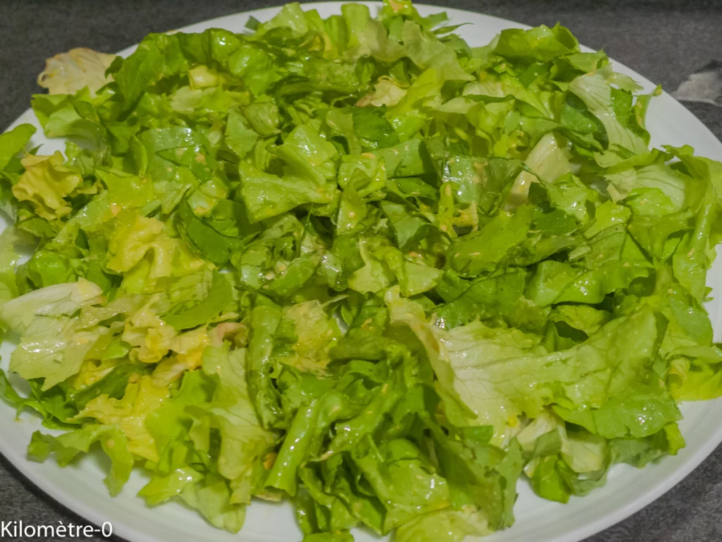 Carottes au four et halloumi sur lit de salade - Étape 3