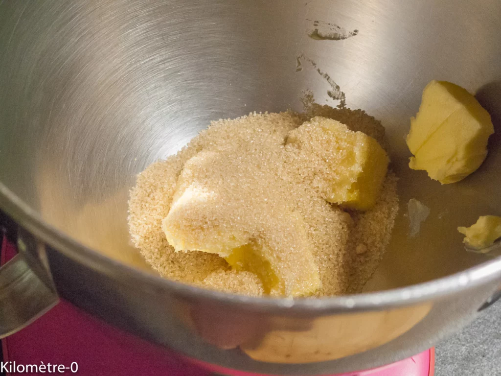 Gâteau du matin aux farines de petit épeautre, noix de coco et fruits rouges - Étape 1