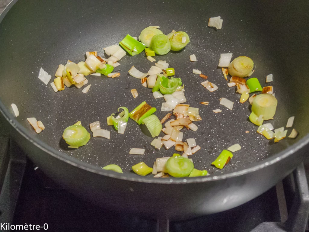 Pesto de petits pois et épinards - Étape 2