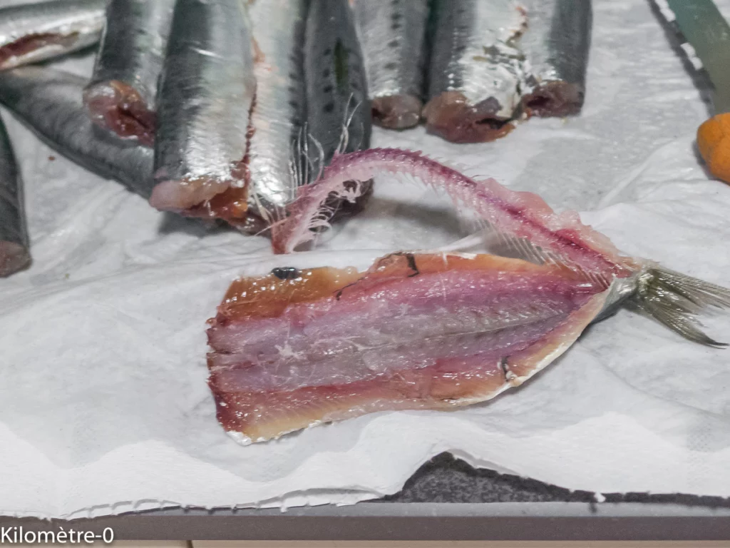 Sardines aux courgettes et aux olives - Étape 2